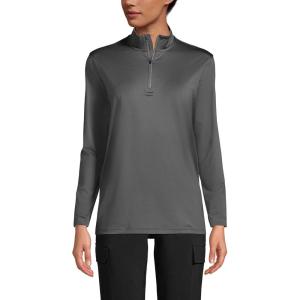 imageLands End Unisex Rapid Dry Quarter Zip PulloverSoapstone