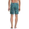 imageLands End Mens 9quot Volley Swim TrunksDeep Sea Navy Stipple Palm