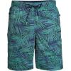 imageLands End Mens 9quot Volley Swim TrunksDeep Sea Navy Stipple Palm