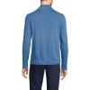 imageLands End Mens Long Sleeve Fine Gauge Cotton Quarter Zip SweaterMariner Blue