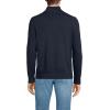 imageLands End Mens Long Sleeve Fine Gauge Cotton Quarter Zip SweaterRadiant Navy