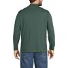 imageLands End Mens SuperT CottonBlend Mock Turtleneck ShirtDeep Woodland Green