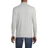 imageLands End Mens SuperT CottonBlend Mock Turtleneck ShirtGray Heather