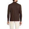 imageLands End Mens SuperT CottonBlend Mock Turtleneck ShirtRich Coffee