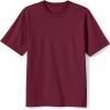 imageLands End Mens SuperT Short Sleeve TShirtRich Burgundy