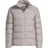 imageLands End Mens Wide Channel 600 Down Puffer JacketBirch Gray