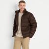 imageLands End Mens Wide Channel 600 Down Puffer JacketRich Coffee