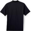 imageLands End Unisex Short Sleeve Basic Polyester Zip PoloBlack