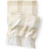 imageLands End Brushed Blanket ScarfAntique Alabaster Check