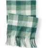 imageLands End Brushed Blanket ScarfWashed Evergreen Check