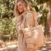 imageLands End Wanderweight Ultralight Packable Tote BagDesert Tan Shine