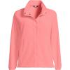 imageLands End Womens Anyweather Fleece Snap Front JacketCarmine Coral