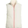 imageLands End Womens Anyweather Reversible Quilted Insulated VestIvory