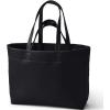 imageLands End Womens Faux Leather ToteBlack