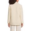 imageLands End Womens Fleece Sherpa Quilted JacketIvory PearlTan