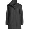 imageLands End Womens Luxe Fleece CoatDark Charcoal Heather