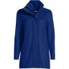 imageLands End Womens Luxe Fleece CoatDeep Sky Heather