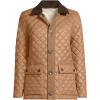 imageLands End Womens Reversible Barn Quilted JacketHoney BeigeIvory Pearl