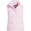 imageLands End Womens Wide Channel 600 Down Puffer VestPink Frost