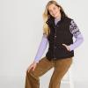 imageLands End Womens Wide Channel 600 Down Puffer VestRich Brown