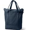 imageLands End Zip Top Canvas Tote BagRadiant Navy