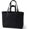 imageLands End Womens Faux Leather ToteBlack