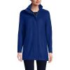 imageLands End Womens Luxe Fleece CoatDeep Sky Heather