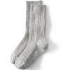 imageLands End Womens Marl Crew Camp SocksDark Cameo Gray