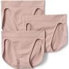 imageLands End Womens Seamless Mid Rise High Cut Brief Underwear  3 Pack