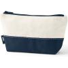 imageLands End Zipper Canvas PouchNaturalRadiant Navy