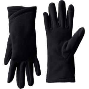 imageLands End Womens Anyweather Fleece EZ Touch Screen GlovesBlack