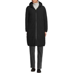 imageLands End Womens Insulated Wide Channel Commuter CoatBlack