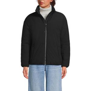 imageLands End Womens Insulated Wide Channel Commuter JacketBlack