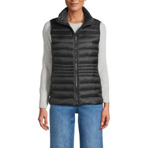 imageLands End Womens Wanderweight Packable Ultralight Down VestBlack