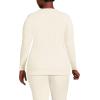 imageLands End Womens Baselayer Cozy Thermaskin Crewneck TopFresh Ivory