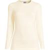 imageLands End Womens Baselayer Cozy Thermaskin Crewneck TopFresh Ivory