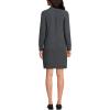 imageLands End Womens Boucle Long Sleeve Raglan Mock Neck Sweater DressCharcoal Heather