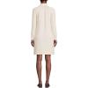 imageLands End Womens Boucle Long Sleeve Raglan Mock Neck Sweater DressFresh Ivory