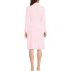 imageLands End Womens Cooling Robe with PipingPink Fog