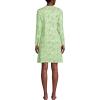 imageLands End Womens Cotton Interlock Long Sleeve Above the Knee NightgownSoft Jade Bird Song