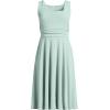 imageLands End Womens Cupro Fit and Flare Sleeveless DressMint Cream