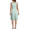 imageLands End Womens Cupro Fit and Flare Sleeveless DressMint Cream