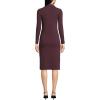 imageLands End Womens Knit Rib Button Front DressMidnight Plum