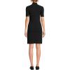 imageLands End Womens Knit Rib Mock Neck Above The Knee DressBlack