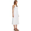 imageLands End Womens Linen Sleeveless Halter High Neck Midi DressWhite