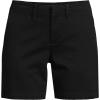 imageLands End Womens Plus Size Elastic Back Classic 7quot Chino ShortsBlack