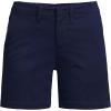 imageLands End Womens Plus Size Elastic Back Classic 7quot Chino ShortsDeep Sea Navy