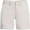 imageLands End Womens Plus Size Elastic Back Classic 7quot Chino ShortsLight Stone