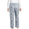 imageLands End Womens Print Flannel Pajama PantsDeep Sea Navy Snowflakes