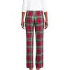 imageLands End Womens Print Flannel Pajama PantsHeritage Red Plaid